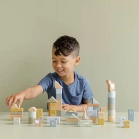 Blok kocke u kutiji plave little goose